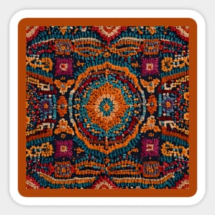 Moroccan Crochet Knitted Patchwork Sticker